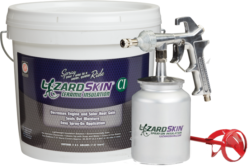 Lizard skin thermal barrier