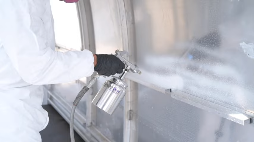 LizardSkin reduces heat inside Airstream trailer 15 degrees