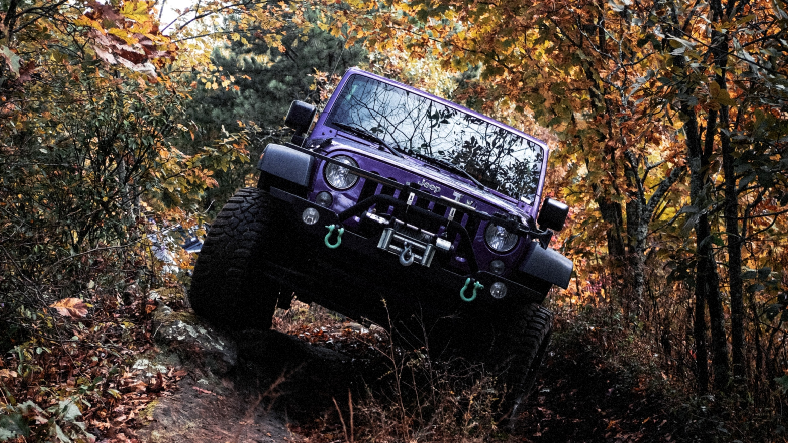 Purple Jeep Wrangler